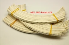Комплект резисторов 0603 SMD 5% 0R-560M 50 значений * 50 шт. = 8500 шт. чиповый резистор набор образцов в ассортименте