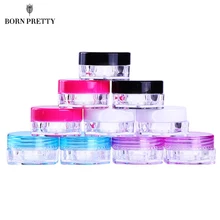 10 шт. Цветная Пластиковая пустая коробка для ногтей, чехол для хранения ювелирных изделий, контейнер для дизайна ногтей, органайзер для маникюра, чехол для ногтей, наборы