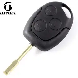 3 кнопки дистанционного ключа случай В виде ракушки лезвие ключа для Ford Mondeo Focus Transit KA Бесплатная доставка