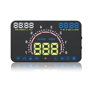 

LED Windscreen Projector Scanner Speed Warning Fuel Consumption Data Diagnostic HUD Car Head Up Display