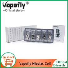 10/15 шт. Vapefly Николя сменная катушка для vapefly Николя бак 0.6ohm 1.8ohm сопротивление MTL вкус бак