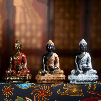 

Ceramics Griotte Figure of Buddha Chinese Buddhism Statue Indian Maitrega Buddha Fengshui Buddhist Decor Decoration Home Article