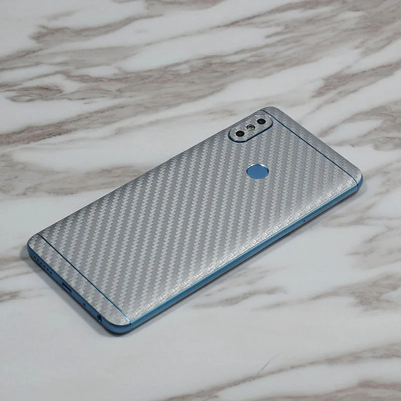جديد 3d ألياف الكربون الجلود واقية الفيلم التفاف الجلد معجون فيلم واقية ملصقا المحمول العودة ل xiaomi redmi ملاحظة 5