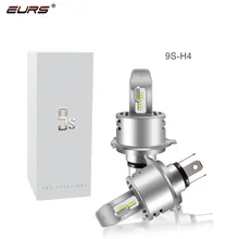 EURS TM 2pcs LED bulbs 9S Car headlights ZES chips H1 H4 H7 H8 H9 H11