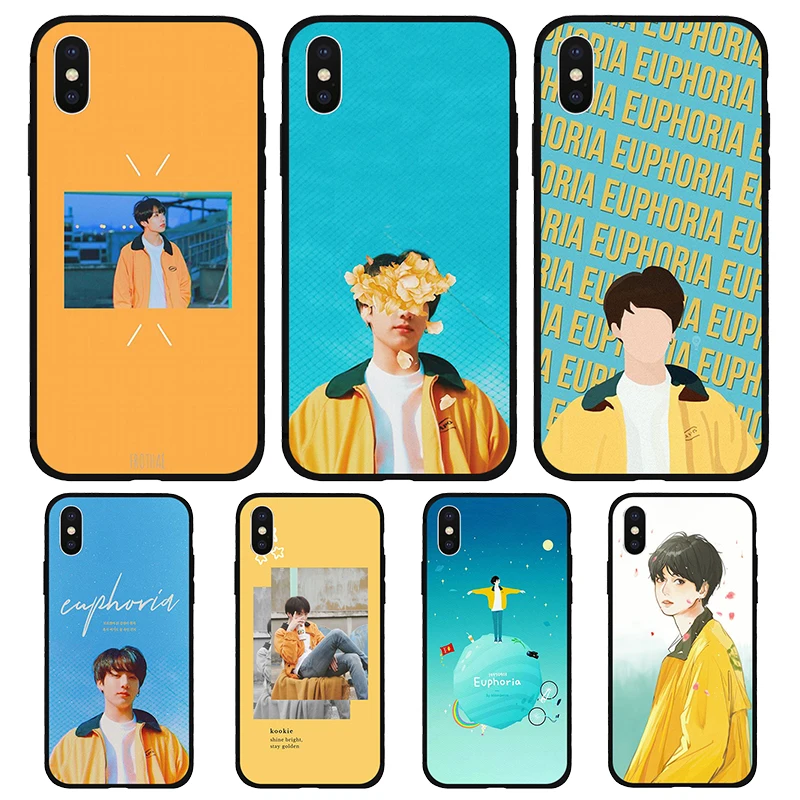

Euphoria Jungkook KPOP MAN Phone case For Apple iPhone X XR XS MAX 7 8 7plus 6 6S Plus 5 5S SE