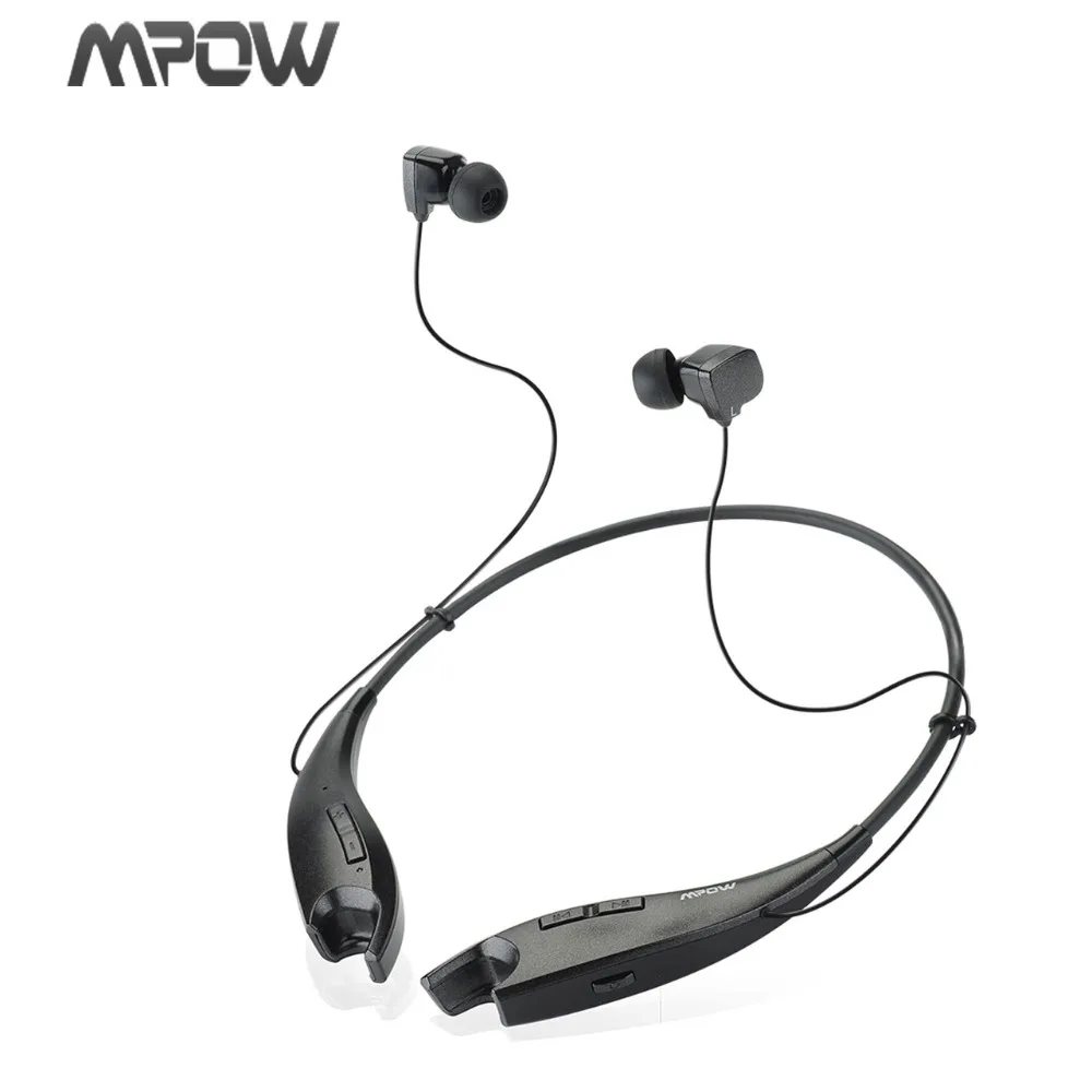 

Mpow MBH25 Wireless Bluetooth 4.1 Stereo Headset Universal Headphone / Flexible & Light Neck Band Design Hands Free Calling