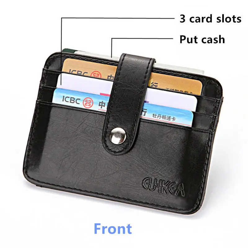 BISI GORO 2020 Mannen En Vrouwen Slanke Business Creditcardhouder Mini Portefeuilles Cuzdan Dunne Perse Creditcards Case Tassen|Держатели