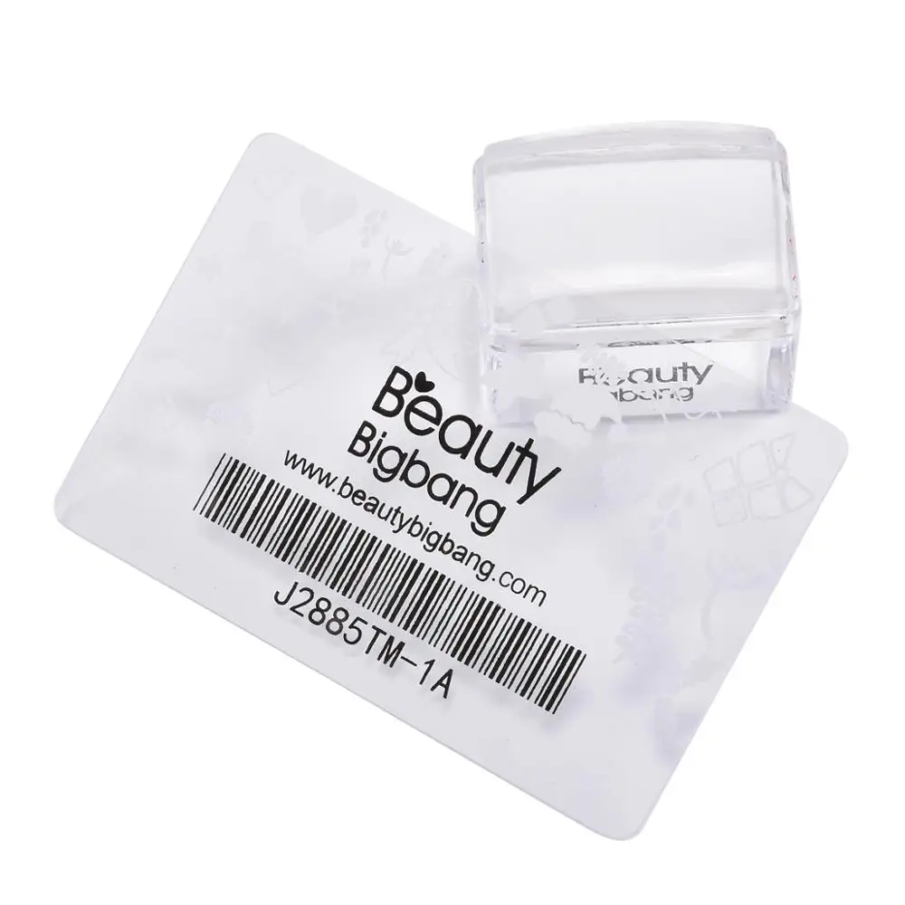 1 шт. штамповки для ногтей BeautyBigBang штамп с лаком пластик сделай сам маникюрный