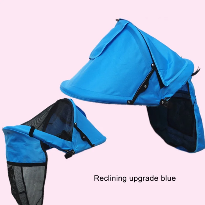 Blue B Аксессуары для детских колясок, автомобильное кресло, коляска, кепка, Солнцезащитный капюшон, детская коляска, солнцезащитный козырек, коляска, солнцезащитный козырек, навес, чехол для детских колясок - Цвет: Blue B