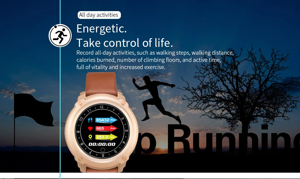 2018 Passometer Smart watch CD10 Heart Rate Monitor Bluetooth Fitness Tracker IP67 smartwatch For IOS Android Wearable Devices (4)