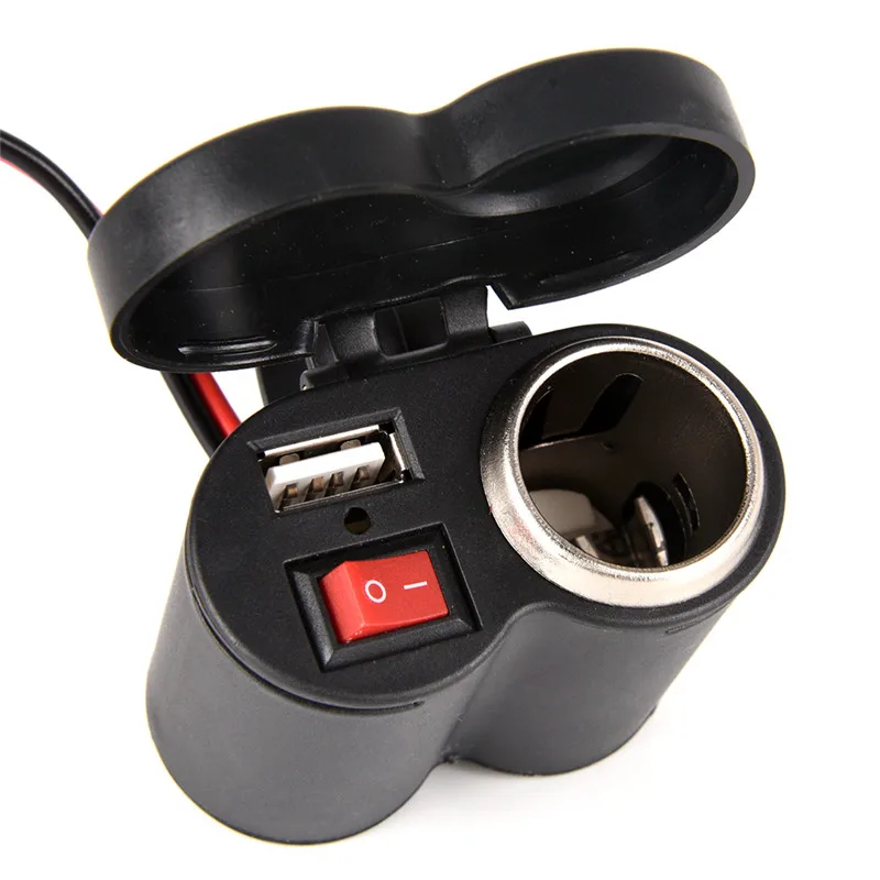12 В 24 USB Водонепроницаемый прикуриватель для мотоцикла/велосипеда|Зажигалка| |