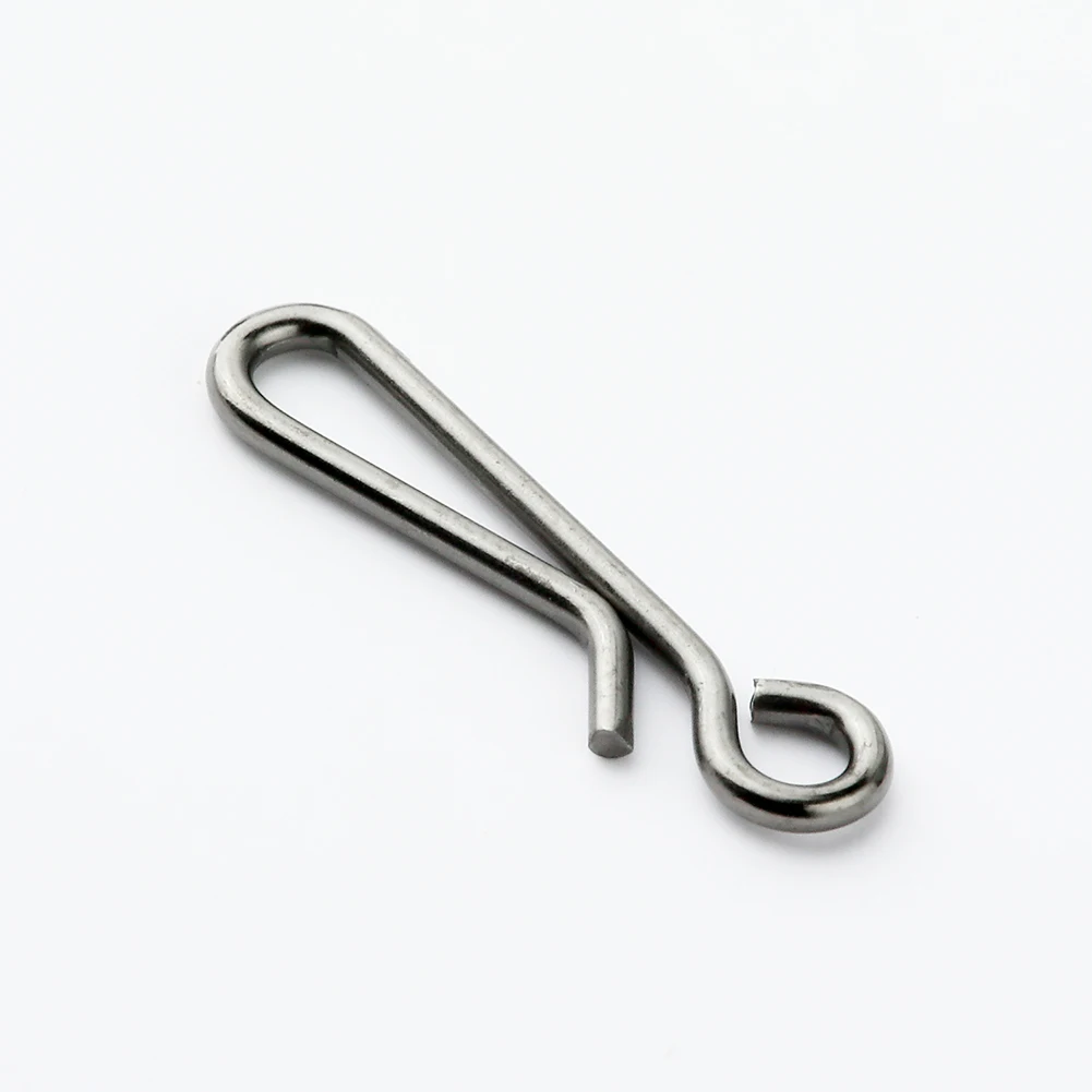 tackle Stainless Steel Fast lock Connector Barrel Swivel Fishing Hanging Snap