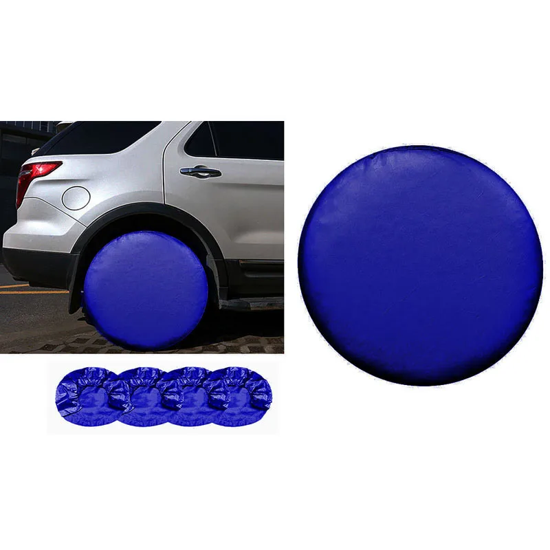 

4pcs Wheel Tire Covers For RV Truck Car Auto Camper Trailer 32 Inch Diameter