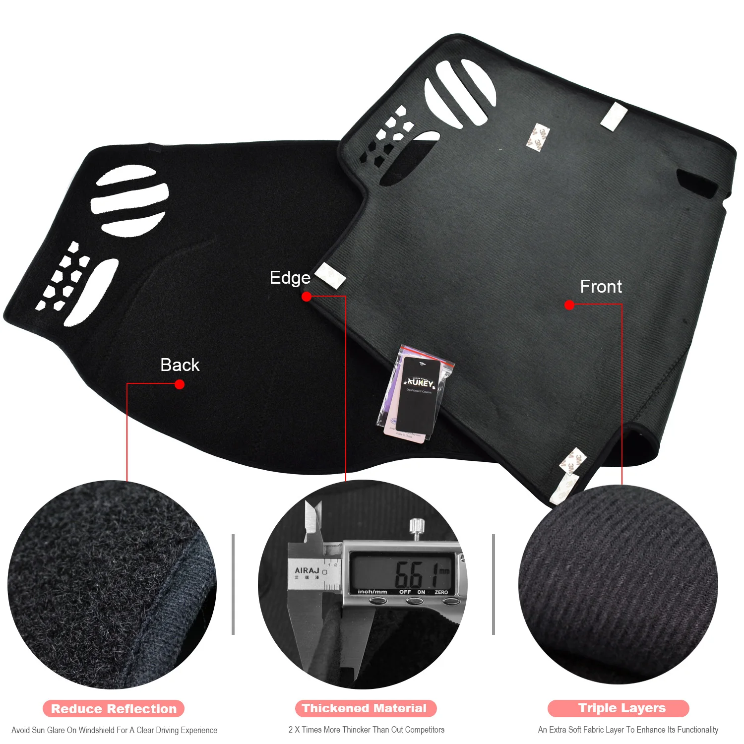 Крышка приборной панели AX Dashmat Dash Mat Xukey для Land Rover LR2 Freelander 2 2007 2015 2016 коврик