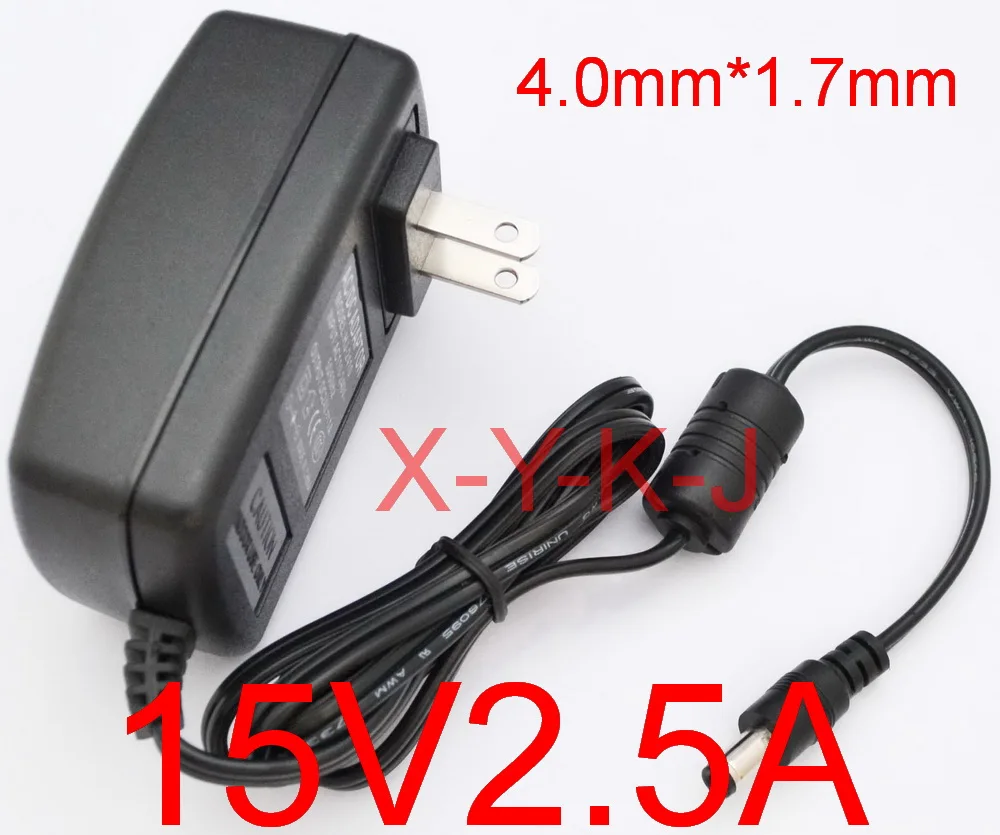 100PCS 15V2.5A AC 100V 240V Converter Adapter DC 15V 2.5A 2500mA Power Supply 37.5W US Plug 4