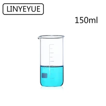 LINYEYUE 150 мл стеклянный шейкер высокий боросиликатное стекло высокая температура измерение сопротивления чашки химическая лаборатория оборудование