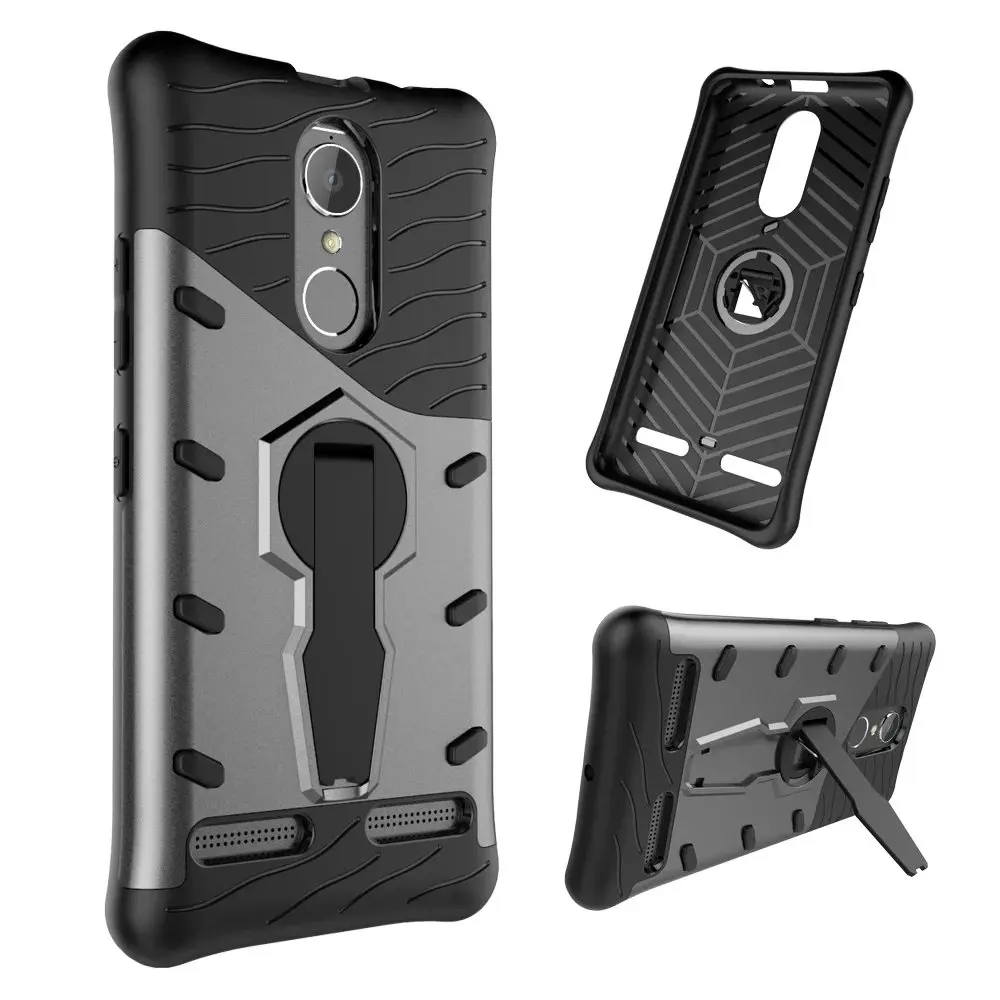 

For Lenovo k6 Power Shockproof Rugged Armor Hybrid Case 360 Stand Cover K6 Power