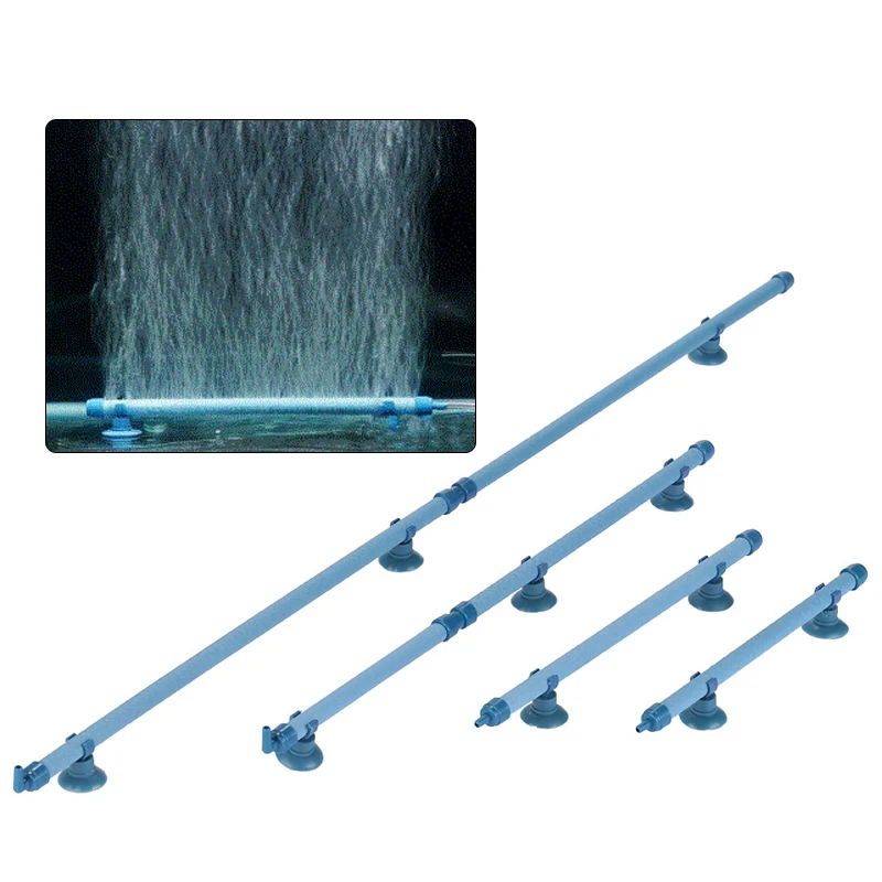 

Bubble Tube Sturdy Aquarium Light Plastic Fish Tank Blue Diffused Strip Aerated Gas Strip Bubble Stone Oxygen Wall Tube
