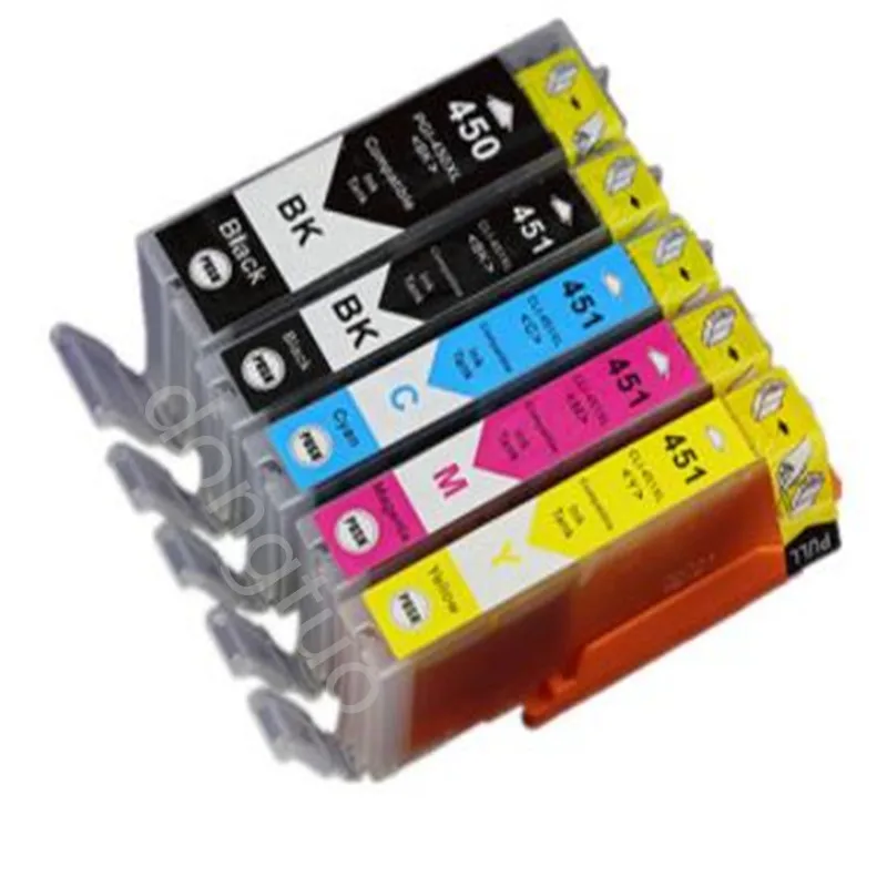 5 шт. PGI 450 CLI 451 BK C M Y Совместимый картридж для canon PIXMA MG5440 MG5540 MG6440 Ip7240 MX924 IX6540 IX6840
