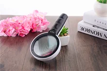 AIBOULLY DT7666 Handheld Magnifier 30X Times Lighted Magnifier LED Light Magnifier Repair Tool Watch Repair Outdoor Exploration led light magnifier