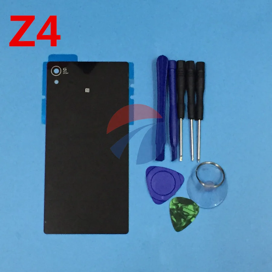 

AAA+ Quality Back Glass battery Cover For Sony Xperia Z4 Z3+ Z3 Plus E6553 Battery Back Door Cover Case housing + tools