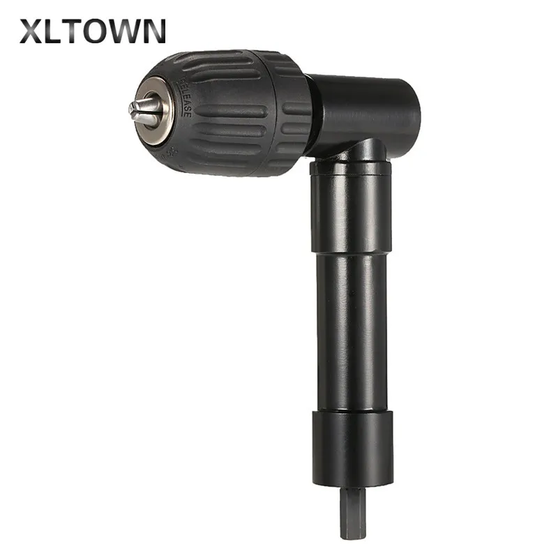 

Xltown The New High Quality 0.8-10mm Right Angle Bend Extension 90 Degree Professional Cordless Drill Attachment Adapter