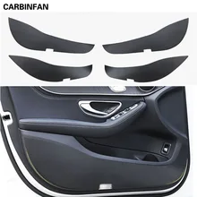 Для Mercedes Benz GLC двери автомобиля анти Kick Pad Стикеры двери защита боковой край пленки углерода Волокно подкладке стикеры C241