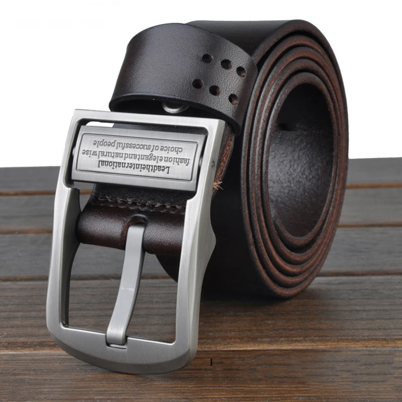 Мужской ремень из натуральной кожи Роскошный деловой 125 см|feragamo belt|belt for menbelt business |