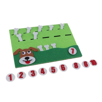 

Math Teaching Aids Number Matching Game Toy Educational Recognition Skills Kindergarten Toddler Early Learning Toys