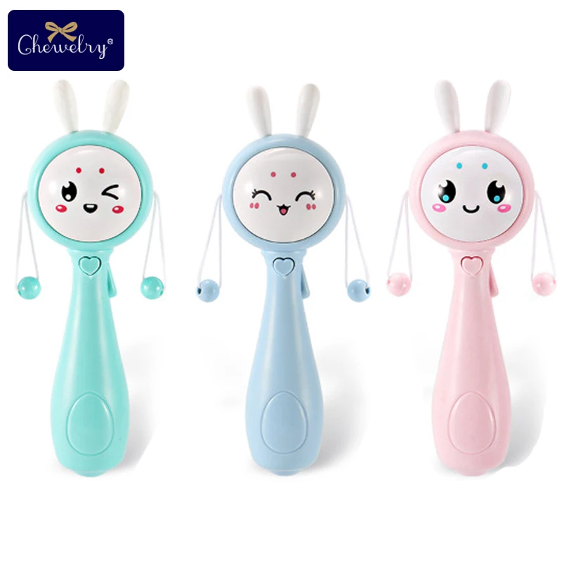 

1PC Baby Toys Music Sand Hammer Toy Rattle Bed Bell Toy For Babies Early Learning Educational Stroller Toy For Children‘s Goods