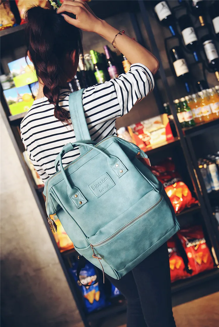 Fashion Mummy Diaper Bag Backpack Leather Waterproof Maternity Nappy Bag Large Capacity Travel Mother Handbag For Mom Baby Care (23)