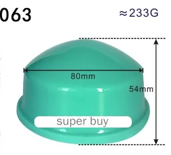 Silicone rubber pad head for pad printing machine dia 80mm wood base