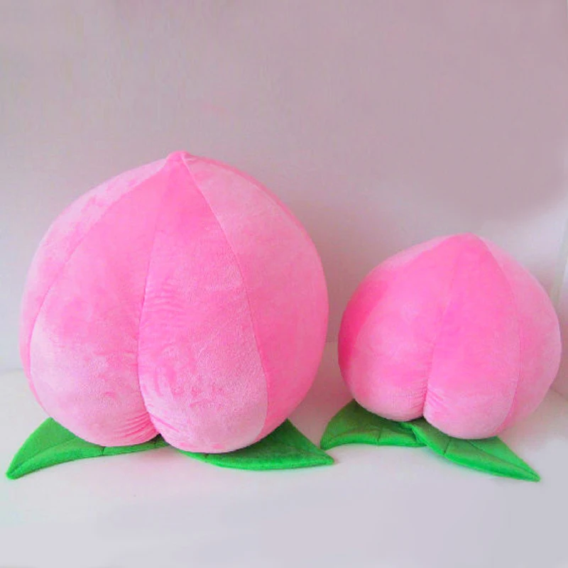 

Candice guo plush toy stuffed doll cartoon fruit longevity peach simulational model cushion pillow birthday christmas gift 1pc