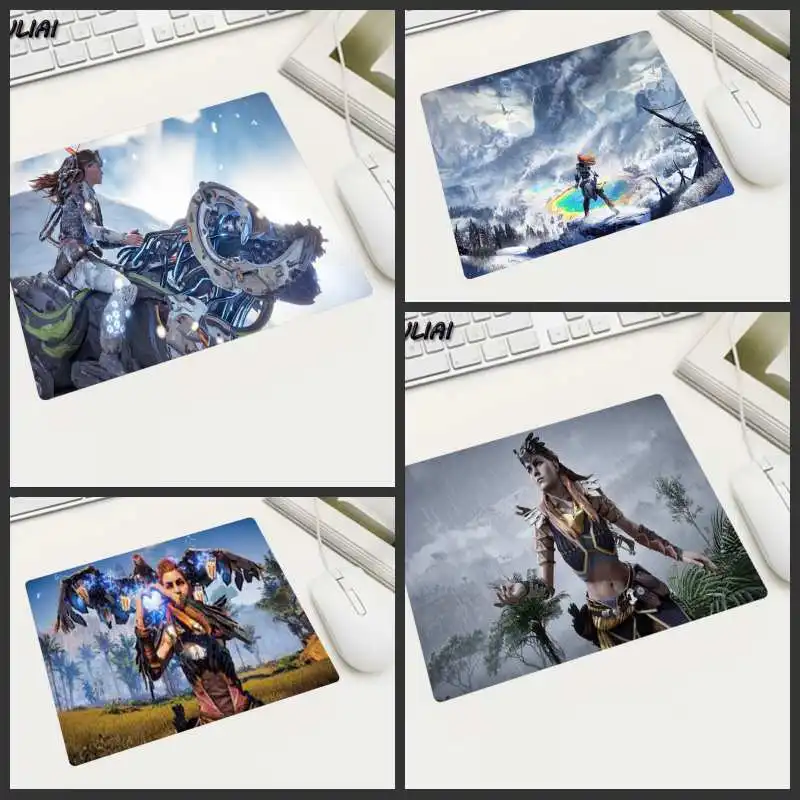 

XGZ Small Size Movie Rubber Mouse Pad Can Be Used for Home Computer Office Desk PC Horizon Zero Dawn Player Gaming Mouse Pads