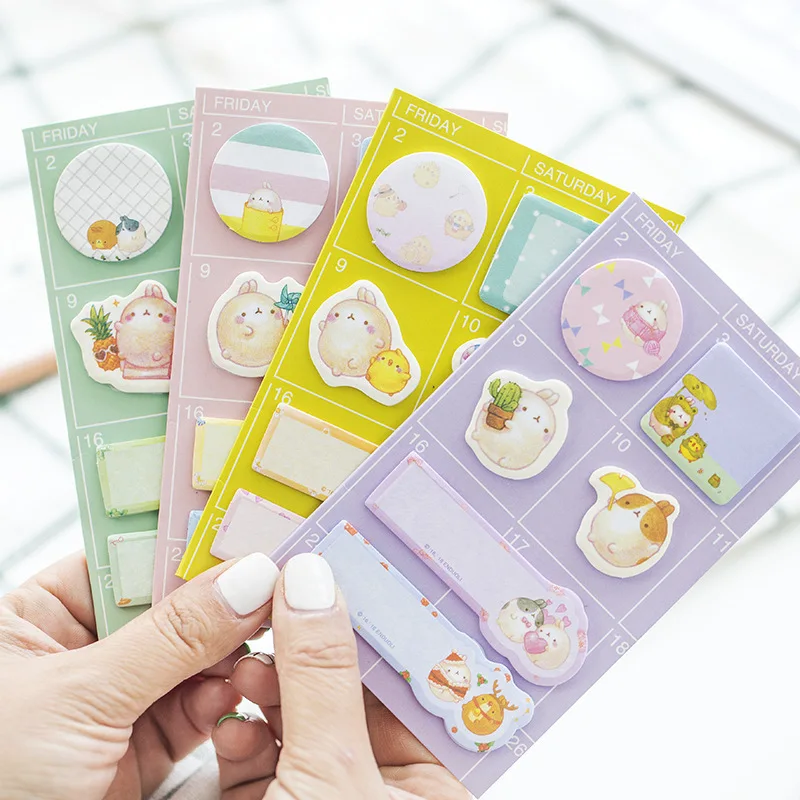 Download NOVERTY Kawaii Rabbit Sticky Notes Cute Memo Pad Planner ...