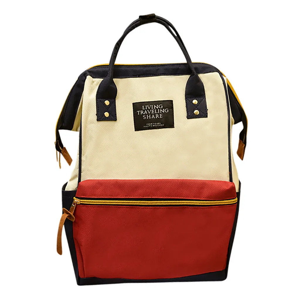 

High Quality Backpack Unisex Solid Backpack School Travel Bag Double Shoulder Bag Zipper Bag Mochila Perfact Gift #40