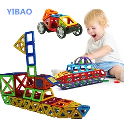 YIBAO стандартный размер конструктор Строительный набор модель и строительная игрушка АБС пластик магнитные строительные блоки игрушки для
