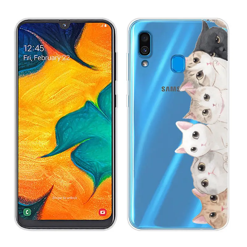 Soft TPU Case for Samsung Galaxy A40 A30 Clear Silicone Back Phone Case for Samsung A50 A10 Cover for A60 A70 SAM-A505F Fundas (1)