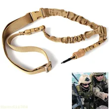 Sports Single-Point Gun Sling Fits All Guns for Military Hunting and Airsoft – Brown