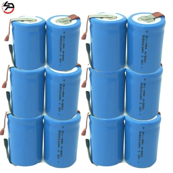 

Laipuduo 12pcs 4/5SC 2200mah Rechargeable batteries accumulator power bank NI-MH batteria screwdriver electric drill battery