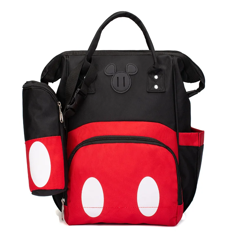 Дисней Минни Микки классический стиль пеленки сумки Мумия материнства подгузник мешок большой емкости Детская сумка путешествия рюкзак - Цвет: Mickey 1