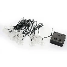 Solar Flower String Lights Outdoor Fairy 20 Led Blossom Lighting for Garden,Patio,Path,Christmas,Indoor,Party-Blue