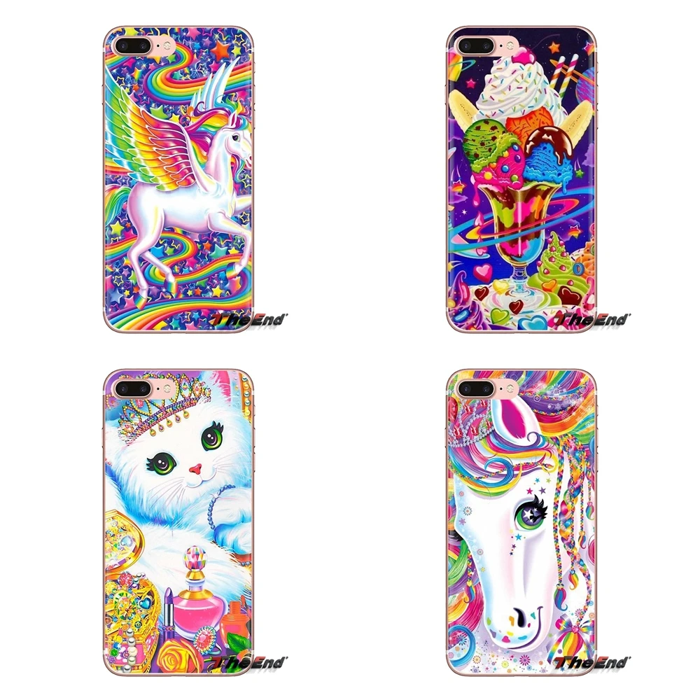 Rainbow Lisa Frank tiger horse dog Cat Soft Case For Huawei G7 G8 P7 P8 P9 P10 P20 P30 Lite Mini Pro P Smart Plus 2017 2018 2019 |