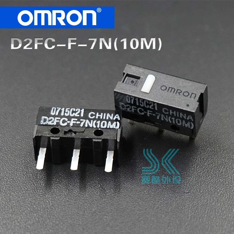10PCS Authentic OMRON Mouse Micro Switch D2FC-F-7N Mouse Button Fretting TB/_JCU