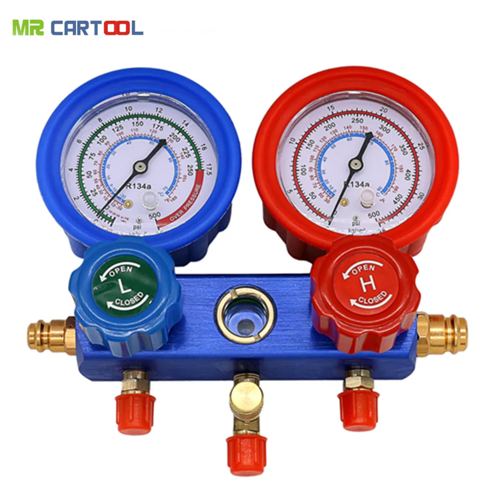 New R134A AC Refrigeration Air Conditioning AC font b Diagnostic b font Manifold Gauge font b