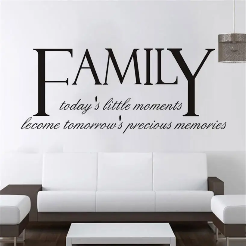 wall stickers PVC DIY Family Removable Wall Decal Family Home Sticker