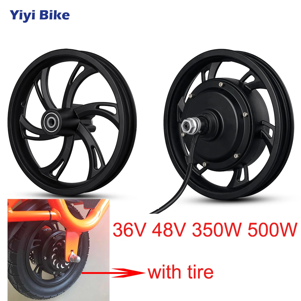 Electric Bike Front Rear Non-Gear Hub Motor For MTB Engine 36V 350W EBike