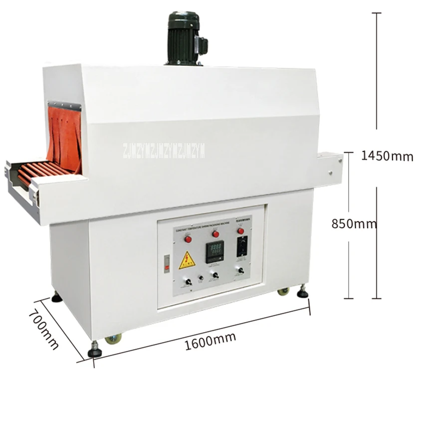 

BS-480/250 Automatic Heat Shrink Packaging Machine Adjustable Speed Film Shrink Tunnels Wrapping Tool Sealing Machine 380V/11KW