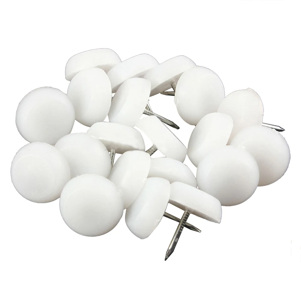 

200x 18mm Felt Feet Pad Skid Glide Nail Protector Furniture Chair Table Leg