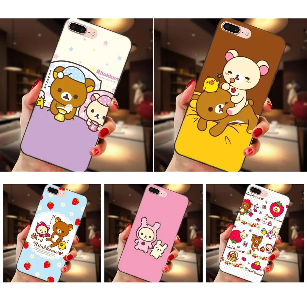 Мягкий чехол с изображением Медведь Rilakkuma стильная футболка персонажей видеоигр